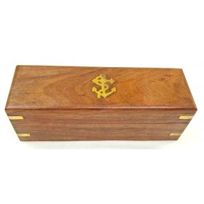 Artshai sheesham Wood Jewellery/Telescope/Tool Box, Size 16x5.2x5.4 cm 